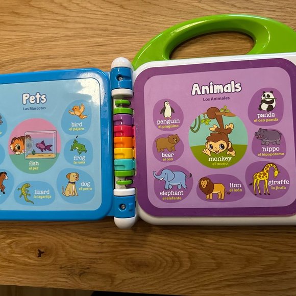 =Learning Friends 100 Words Book Educational Toy Kids Children Toddler Like new - Picture 2 of 3